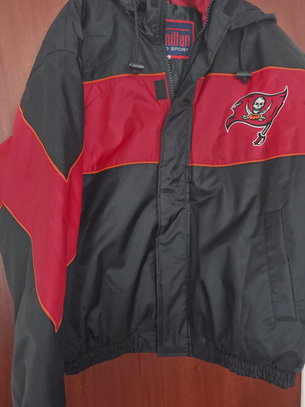 Vintage Buccaneers Jacket With Removable Hood